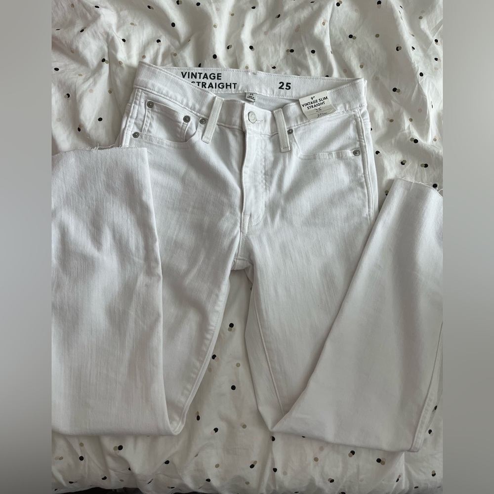 J. Crew White Jeans